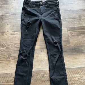 Hollister Black High Rise Super Skinny Jeans
